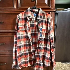 George Red and Black Checkered Shirt